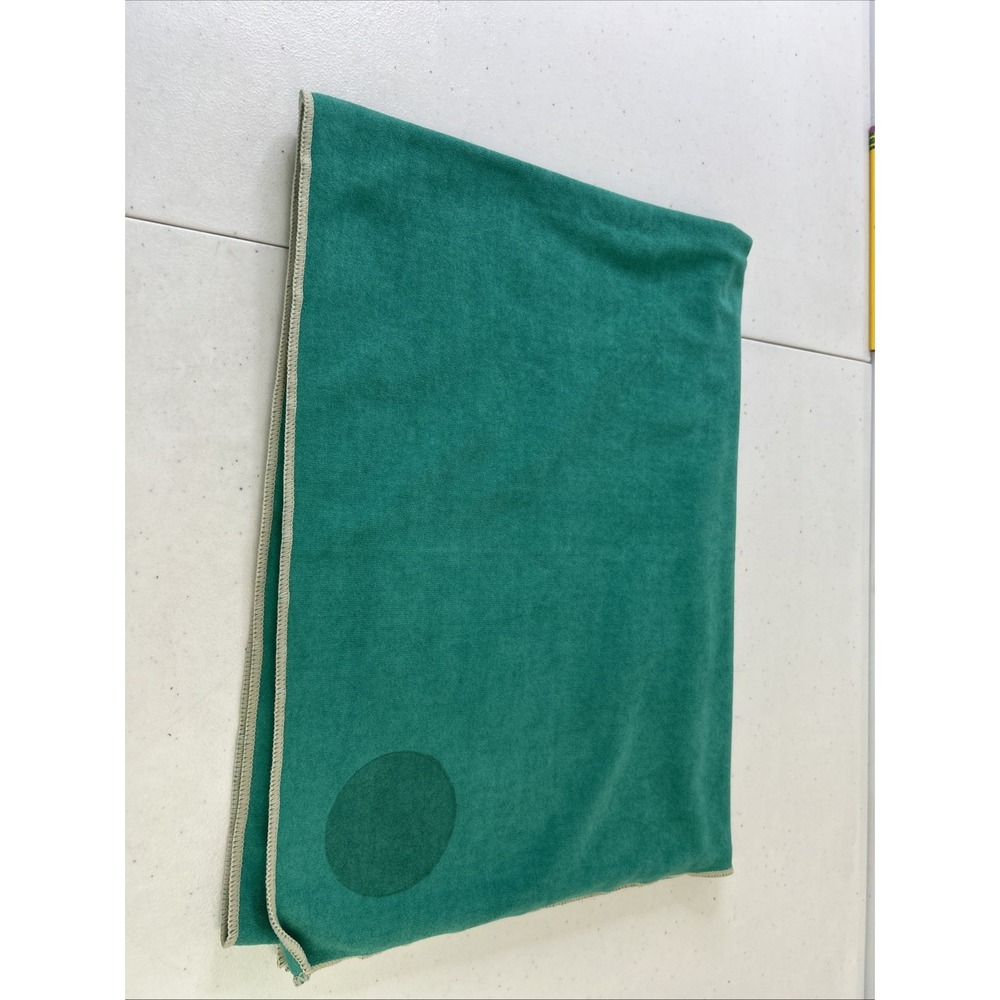 Manduka eQua Hot Yoga Mat Towel 25x68" Green Standard Moisture Activated Grip